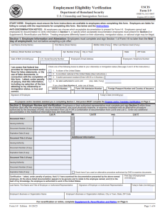 I-9 Form