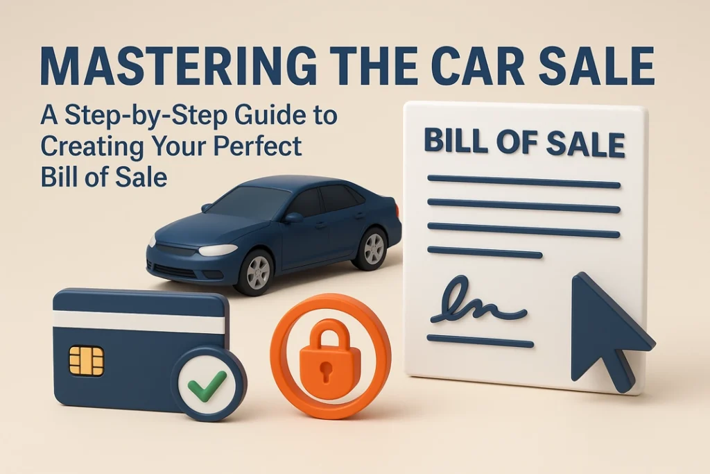 Mastering the Car Sale: A Step-by-Step Guide to Creating Your Perfect Bill of Sale